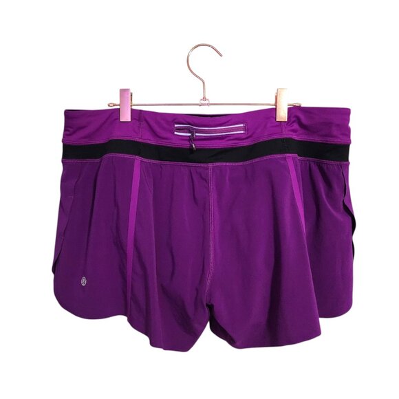 LULULEMON Groovy Run Shorts‎ Bonded Tender Violet size 12 - Picture 1 of 8